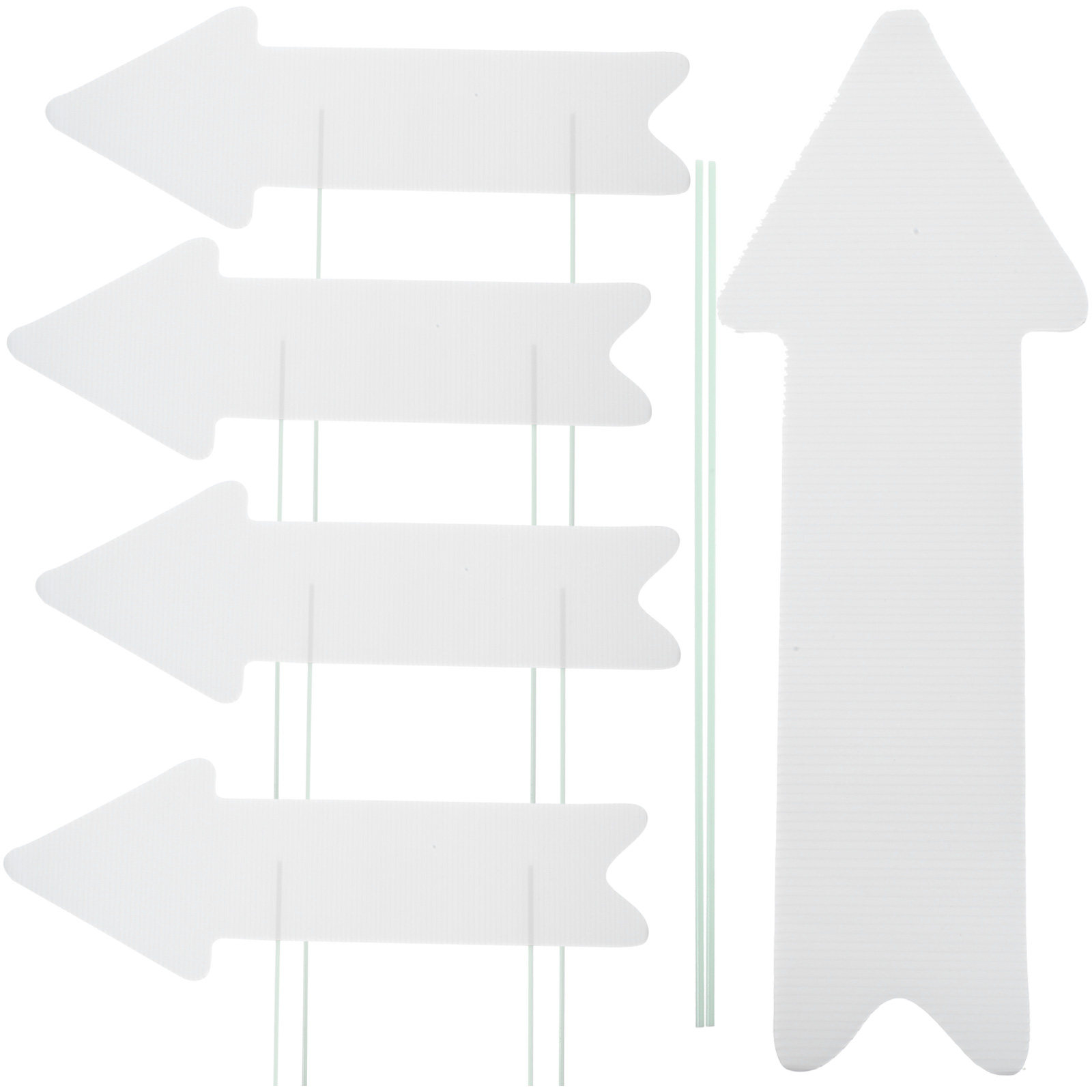 Yard Sign Blank - 5Pcs Blank Plastic Yard Signs Sturdy