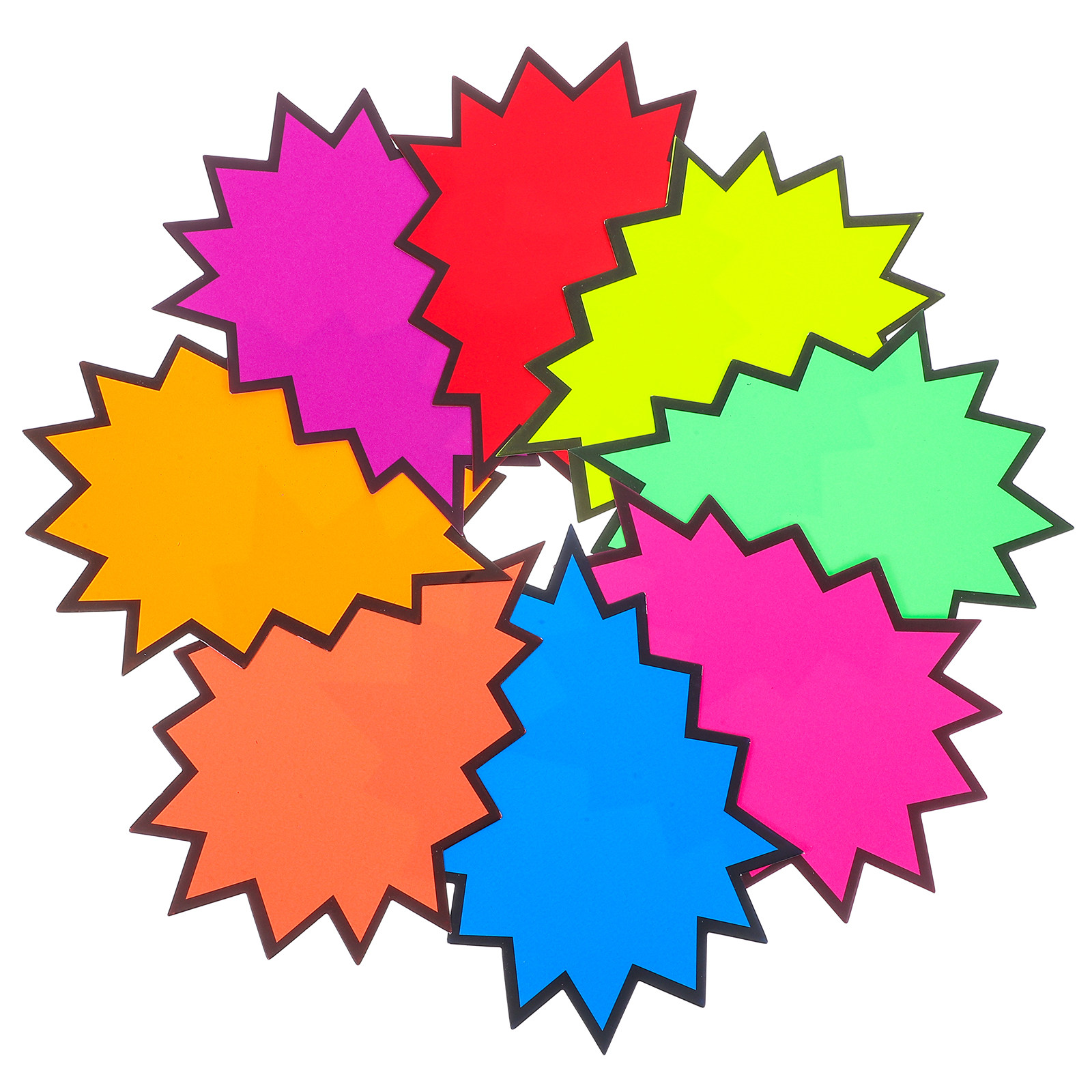 80Pcs Vibrant Fluorescent Burs - Yard Sign Blank review and price