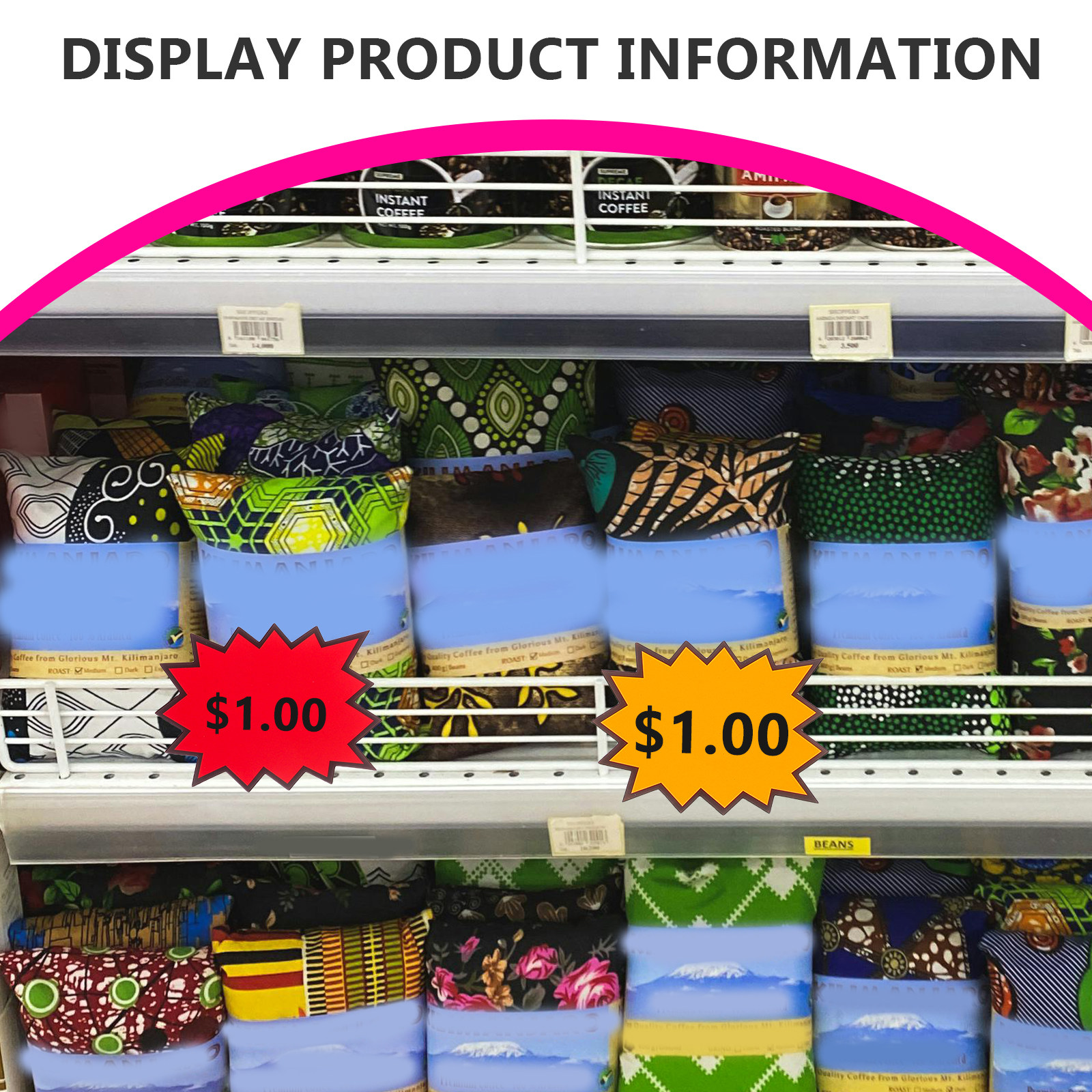 80Pcs Vibrant Fluorescent Burs - Yard Sign Blank review and price