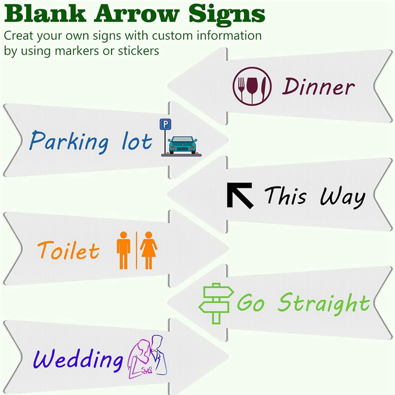 HRBAJ-Directional Arrows Signs - Yard Sign Blank review and price