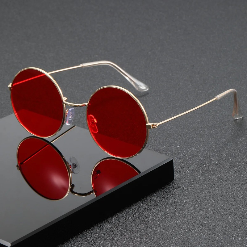 Retro Men Punk Style Sunglasse - Metal Photo Panel review and price