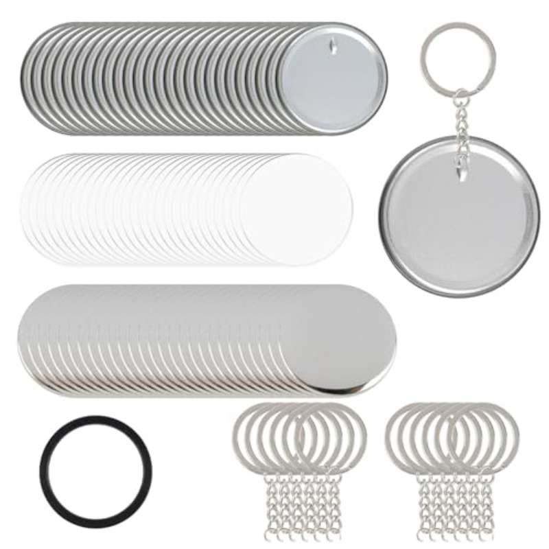 100 Sets 58 Mm/ 44 Mm Button M - Button Badge Blank review and price