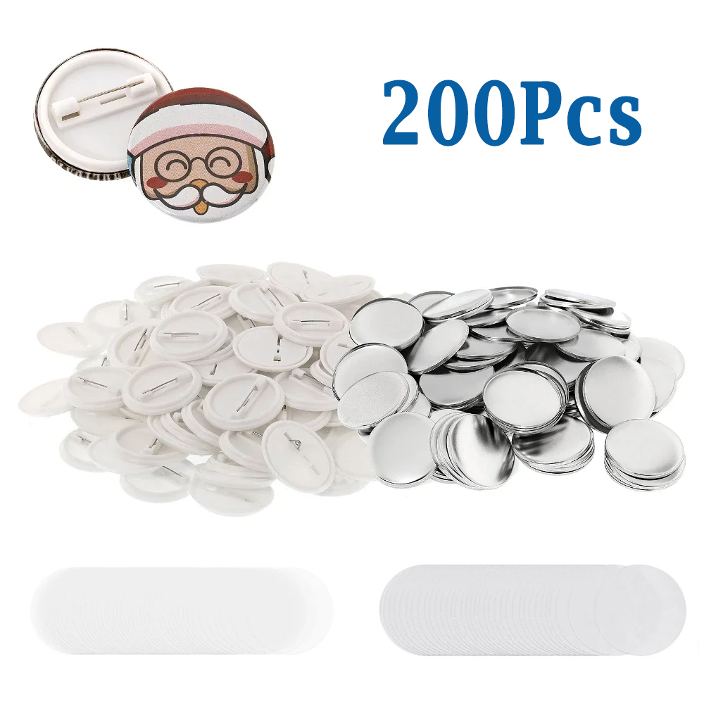 200pcs DIY Round Badge Making  - Button Badge Blank review and price