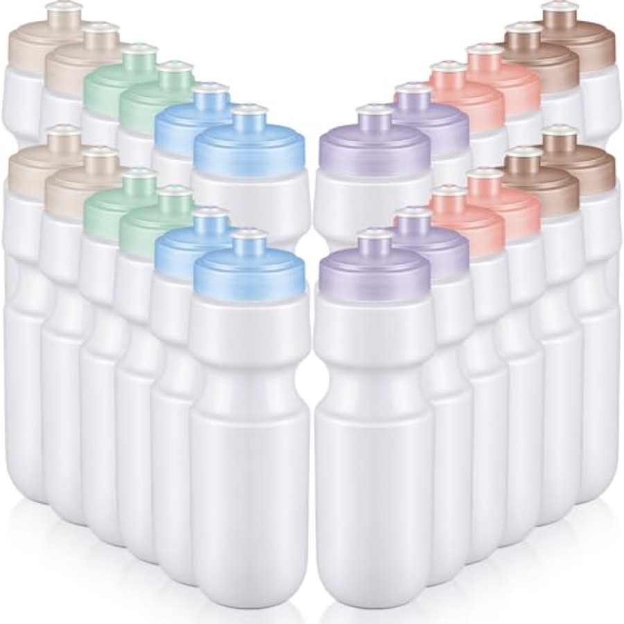24 Pcs Sports Water Bottles Bu - Water Bottle Blank review and price