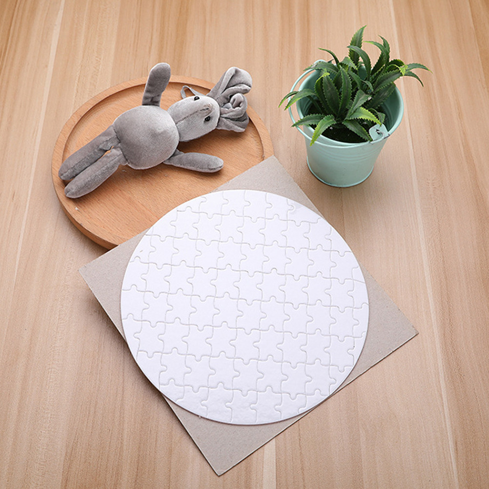 4Pcs Blank Sublimation Puzzles - Puzzle Blank White review and price