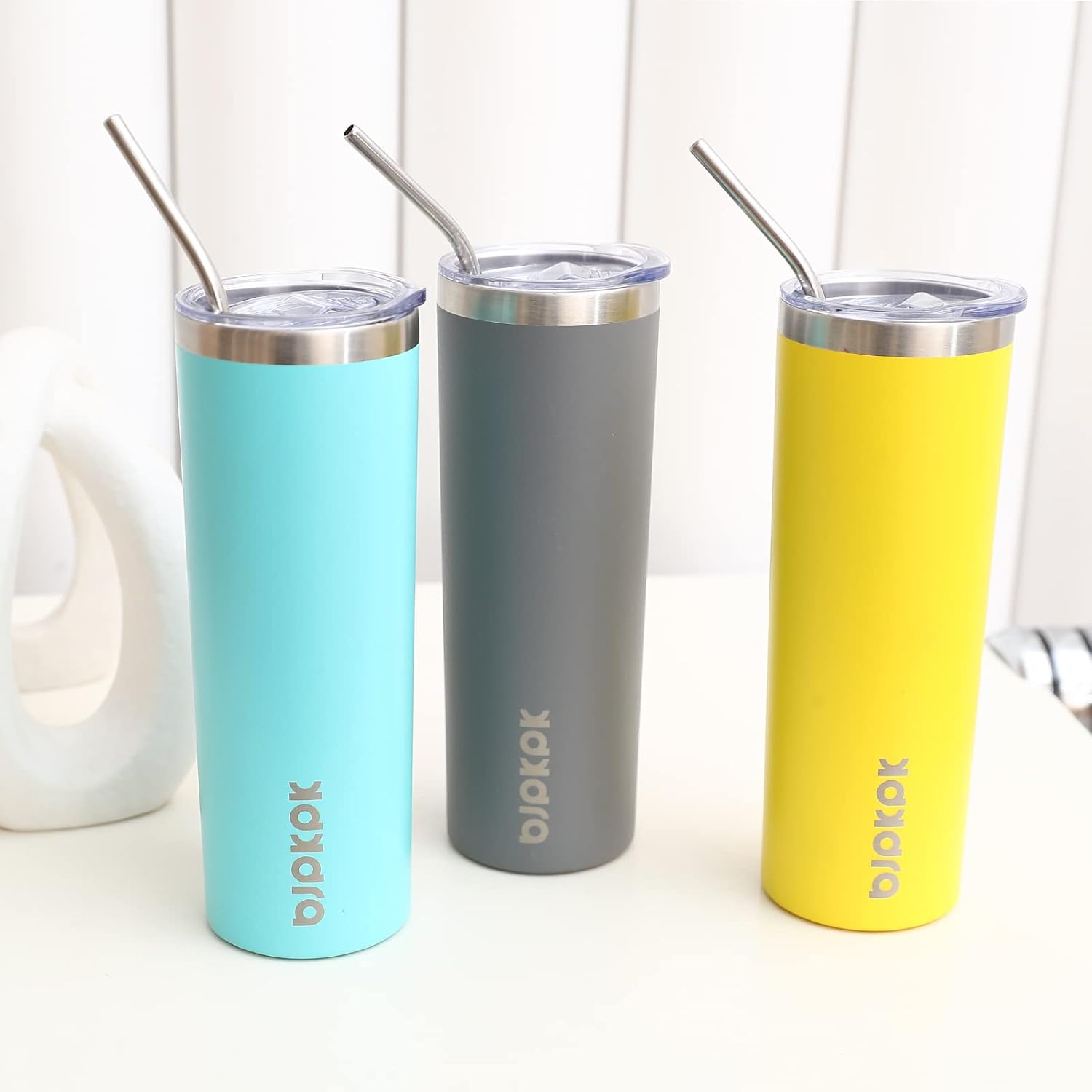 20 oz Skinny Tumbler with Lid, - Tumbler 20Oz White review and price