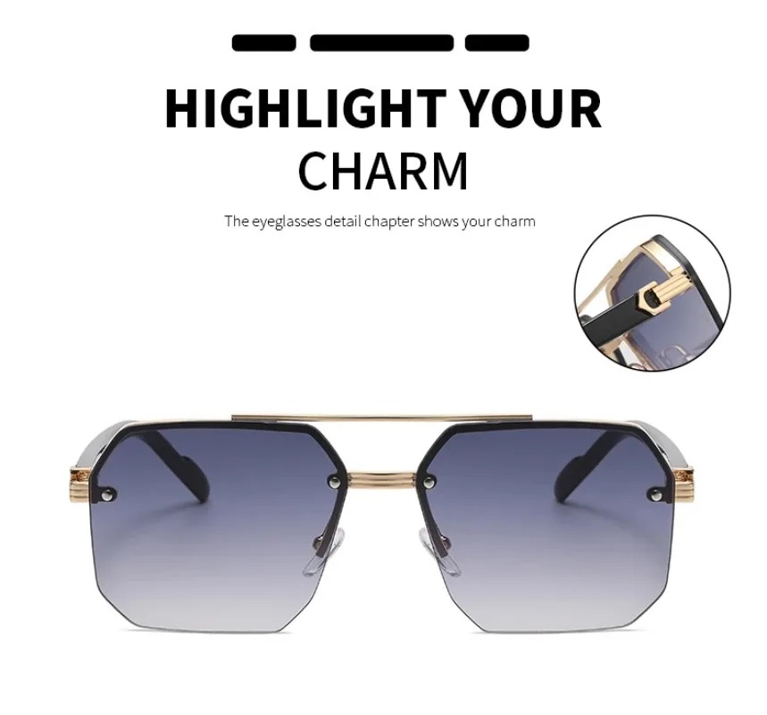 Men's Metal Sunglasses Square  - Metal Photo Panel review and price