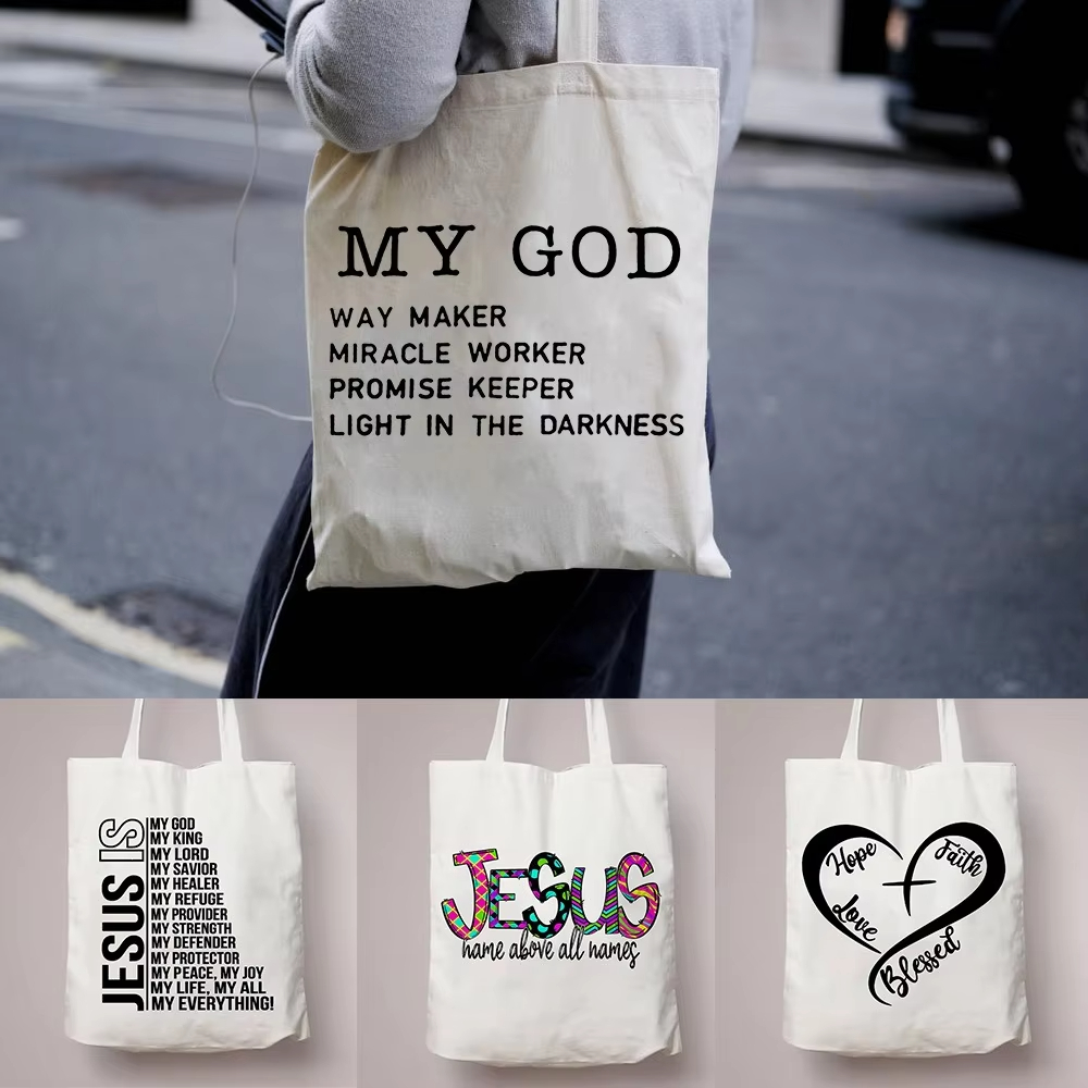 All My Hope Is in Jesus Patter - Tote Bag Sublimation review and price