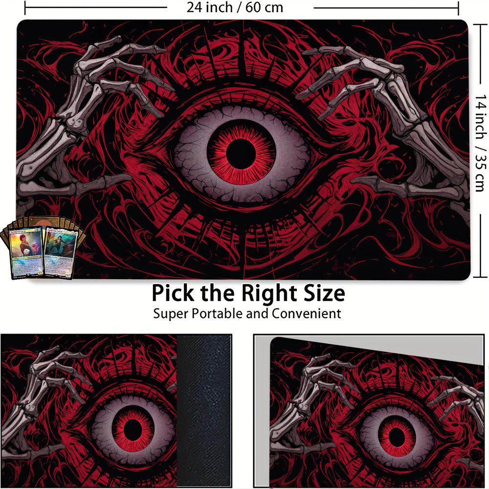 Terrifying red eye MTG Playmat - Door Mat Blank review and price