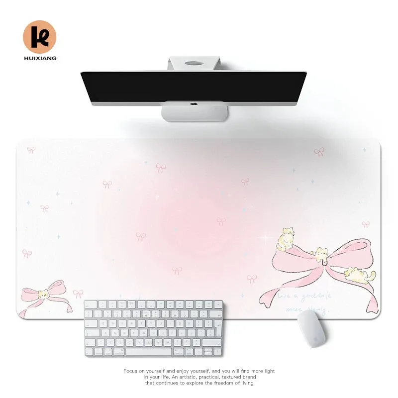 Simple Korean Bow Pu Leather M - Mouse Pad Blank Sublimation review and price