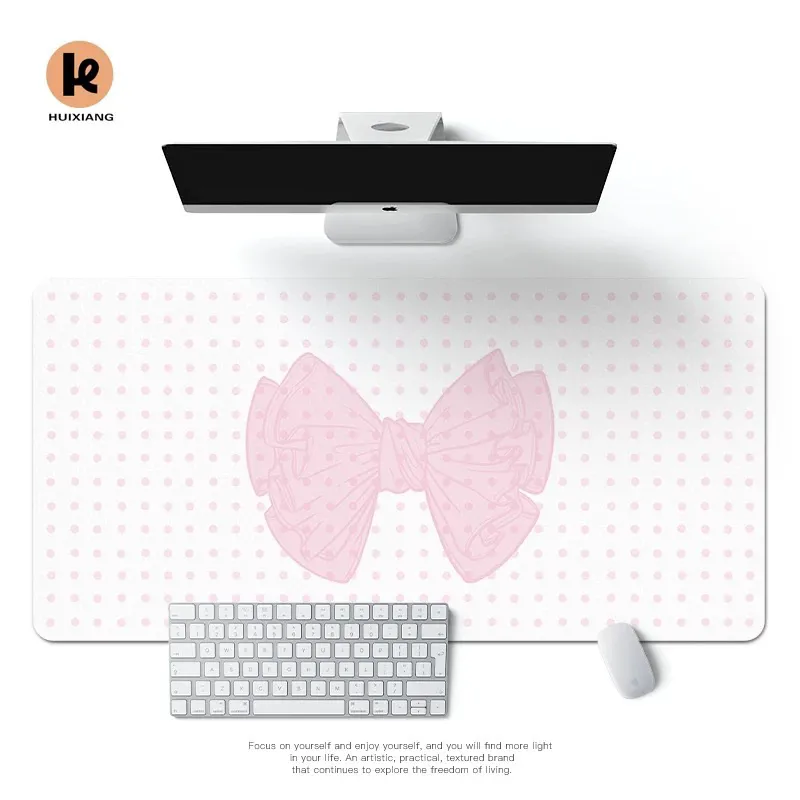 Simple Korean Bow Pu Leather M - Mouse Pad Blank Sublimation review and price