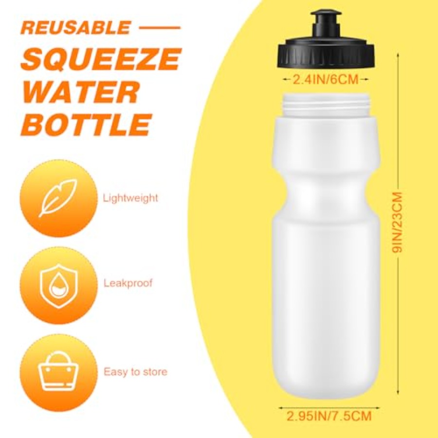 24 Pcs Sports Water Bottles Bu - Water Bottle Blank review and price