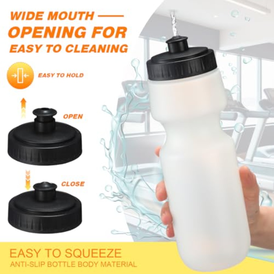 24 Pcs Sports Water Bottles Bu - Water Bottle Blank review and price