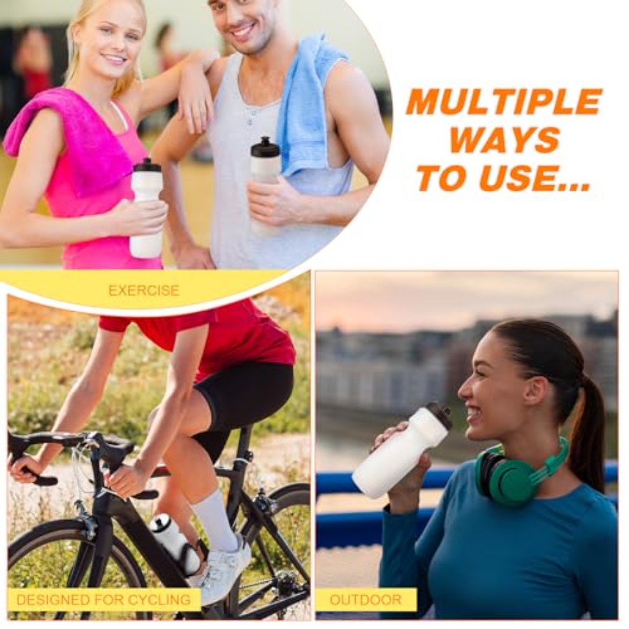 24 Pcs Sports Water Bottles Bu - Water Bottle Blank review and price
