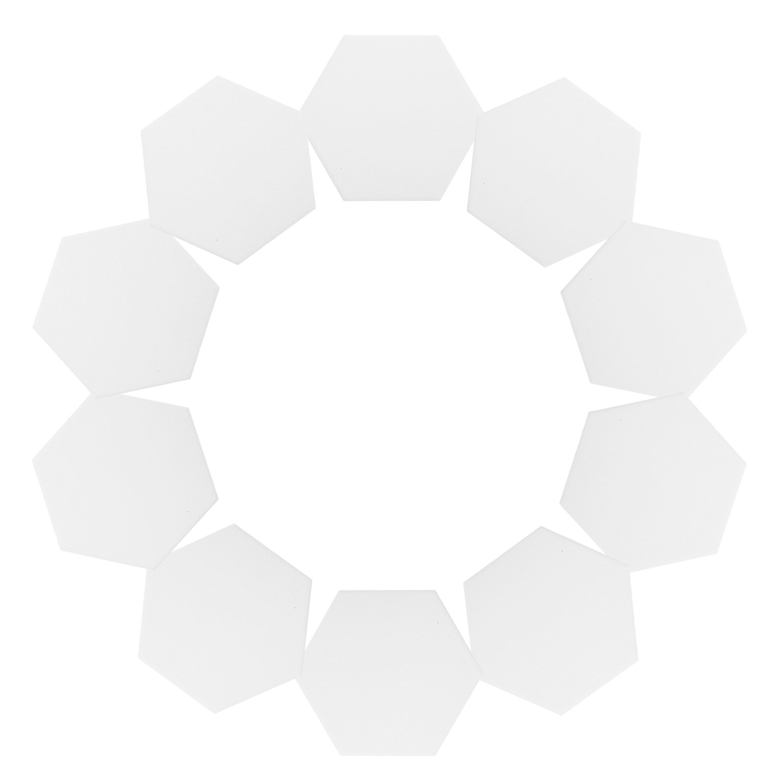 10Set White Hexagonal Ceramic  - Coaster Sublimation Blank review and price