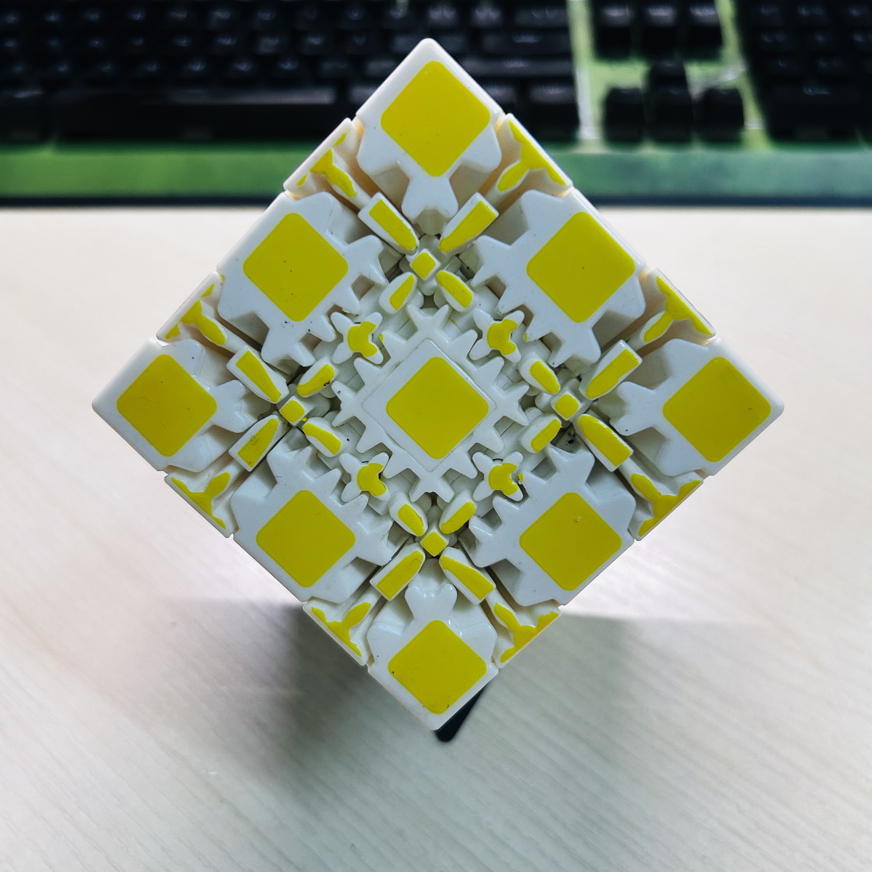 Collection Cube 5x5 Gear Cube  - Puzzle Blank White review and price
